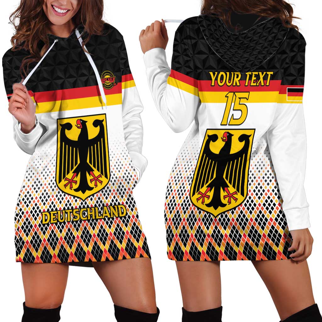Custom Germany Hockey Hoodie Dress Go Trager der Adler