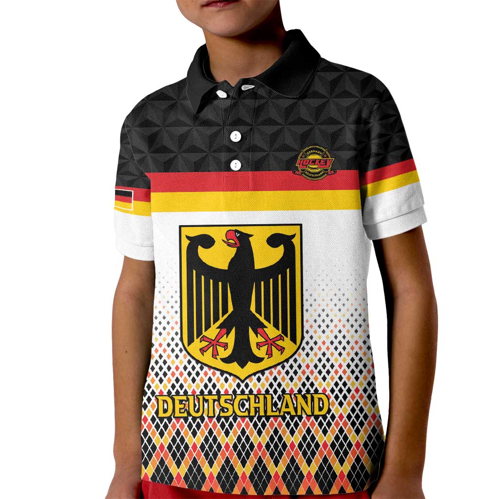 Custom Germany Hockey Kid Polo Shirt Go Trager der Adler