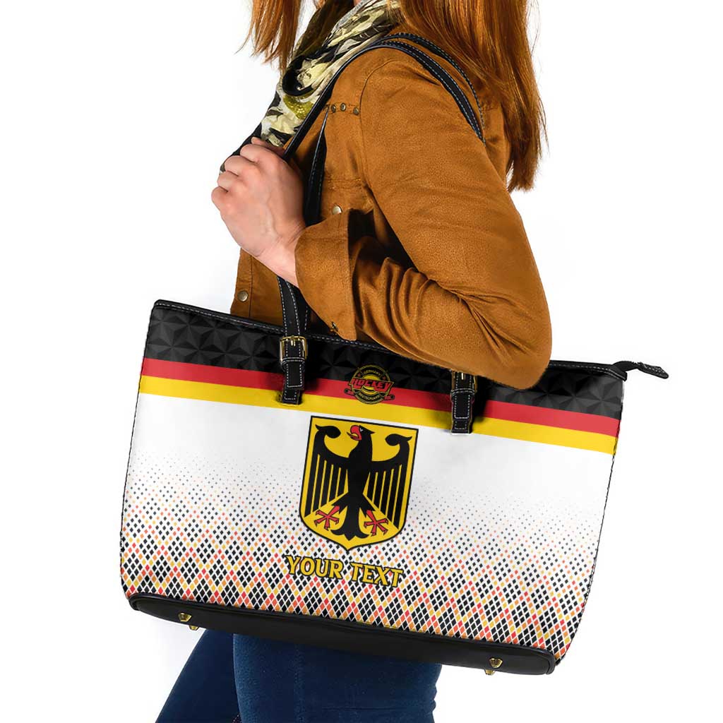 Custom Germany Hockey Leather Tote Bag Go Trager der Adler