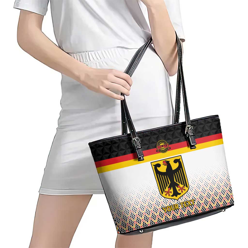 Custom Germany Hockey Leather Tote Bag Go Trager der Adler