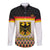 Custom Germany Hockey Long Sleeve Button Shirt Go Trager der Adler