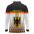 Custom Germany Hockey Long Sleeve Polo Shirt Go Trager der Adler