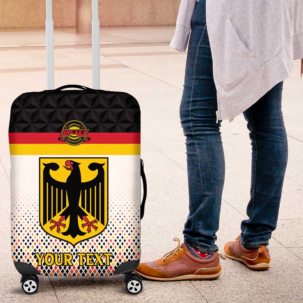 Custom Germany Hockey Luggage Cover Go Trager der Adler