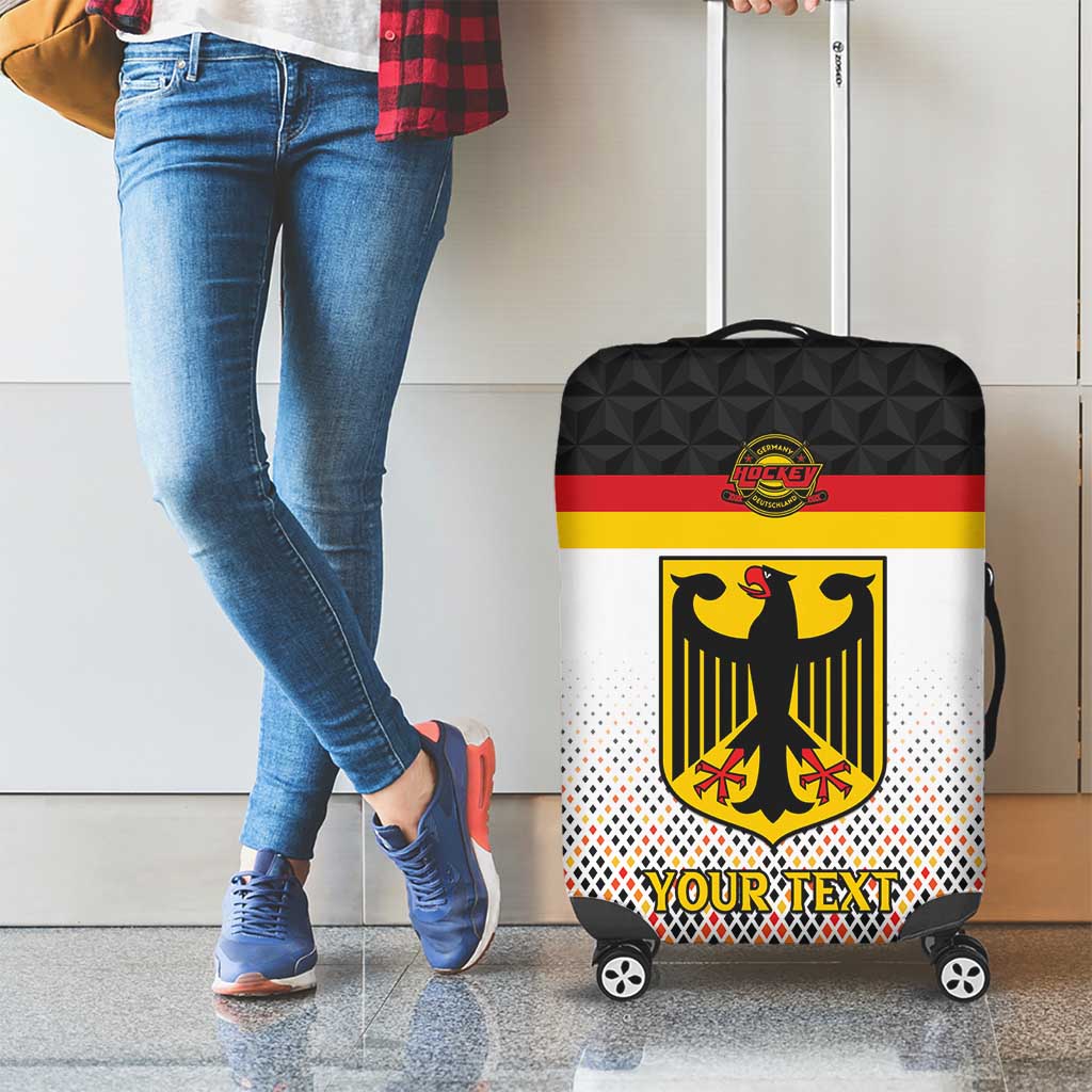 Custom Germany Hockey Luggage Cover Go Trager der Adler