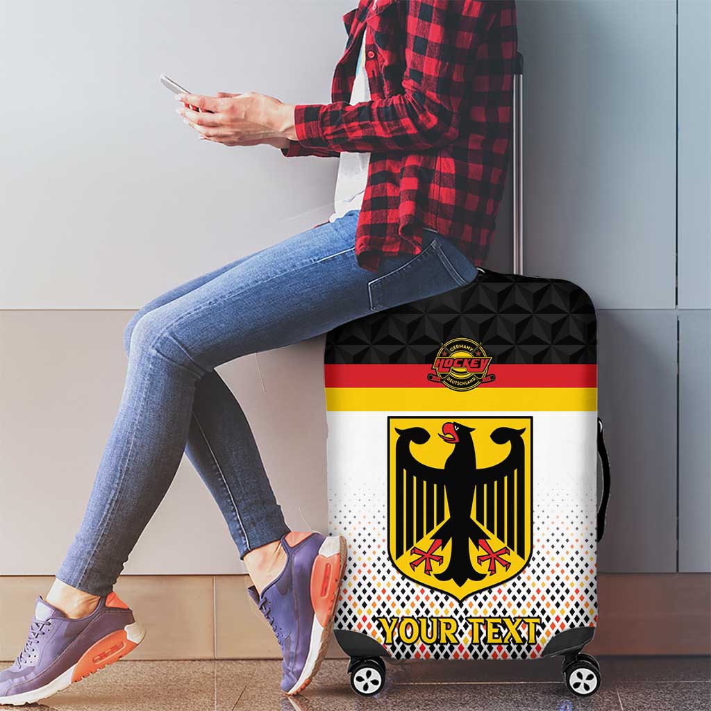 Custom Germany Hockey Luggage Cover Go Trager der Adler