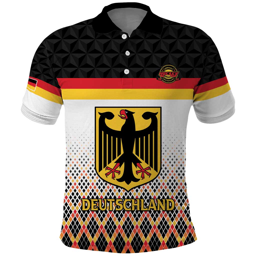 Custom Germany Hockey Polo Shirt Go Trager der Adler
