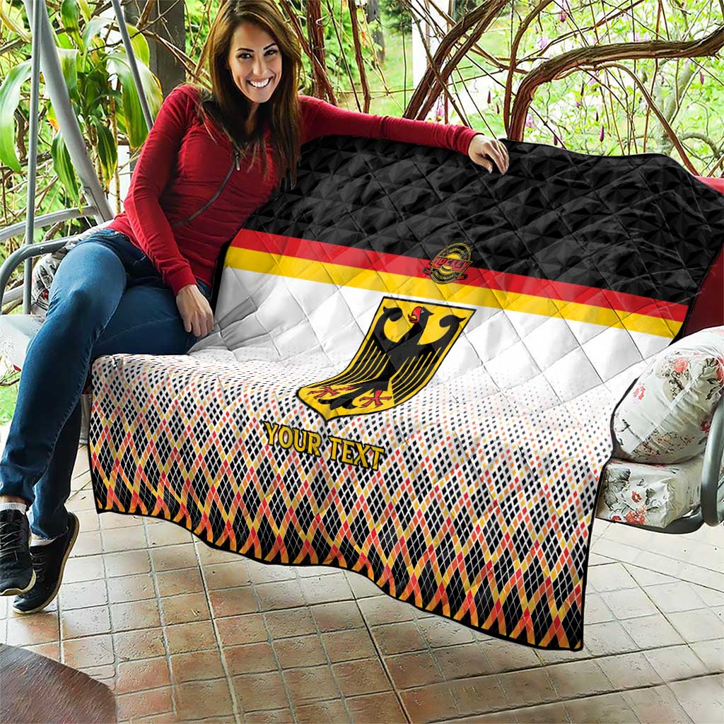 Custom Germany Hockey Quilt Go Trager der Adler