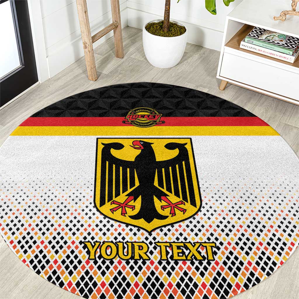 Custom Germany Hockey Round Carpet Go Trager der Adler