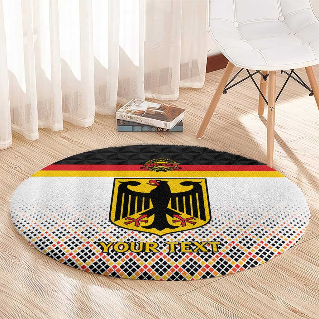 Custom Germany Hockey Round Carpet Go Trager der Adler