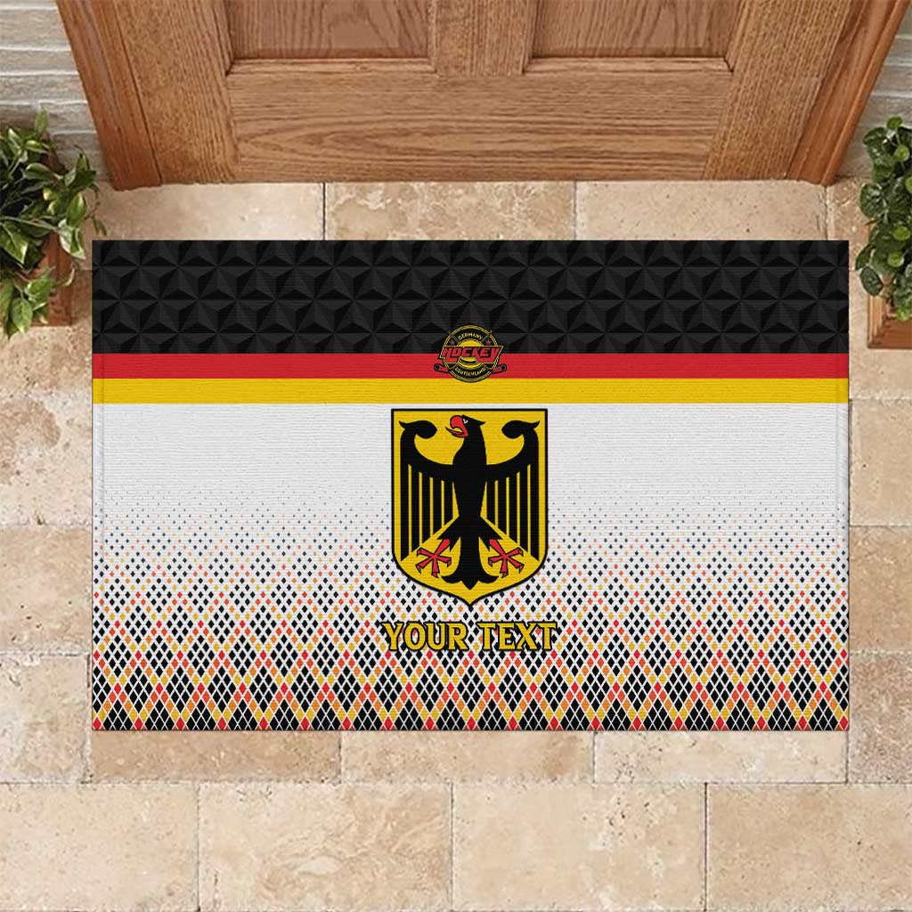 Custom Germany Hockey Rubber Doormat Go Trager der Adler