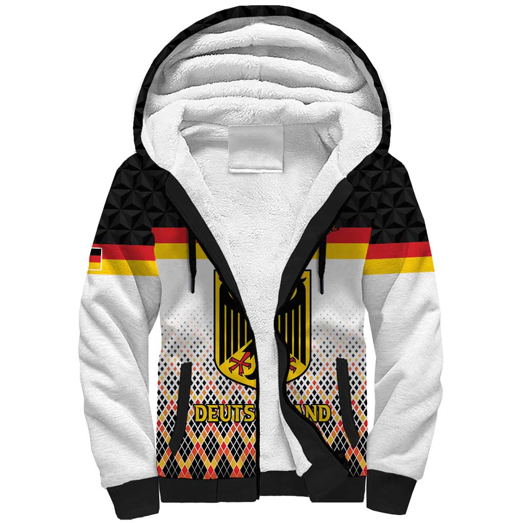 Custom Germany Hockey Sherpa Hoodie Go Trager der Adler