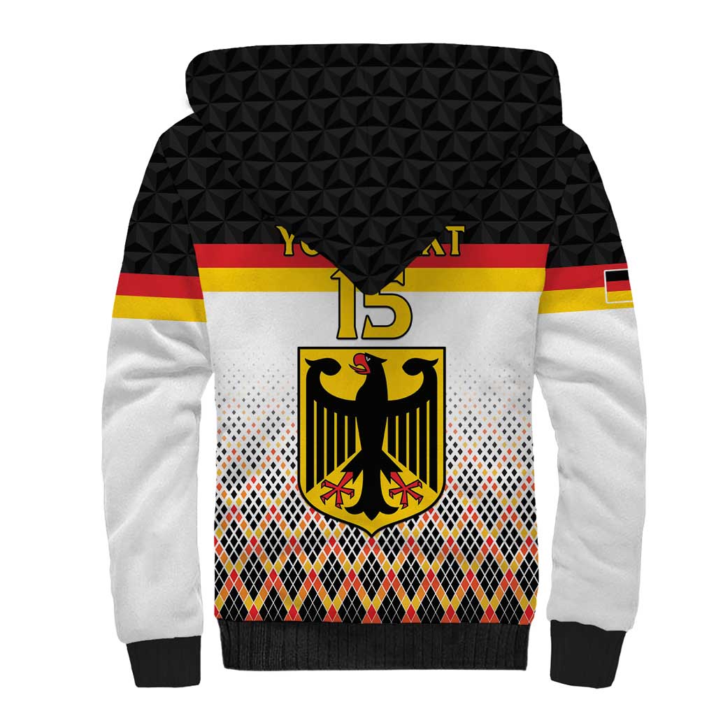 Custom Germany Hockey Sherpa Hoodie Go Trager der Adler