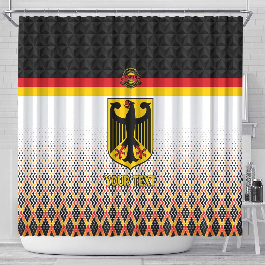 Custom Germany Hockey Shower Curtain Go Trager der Adler