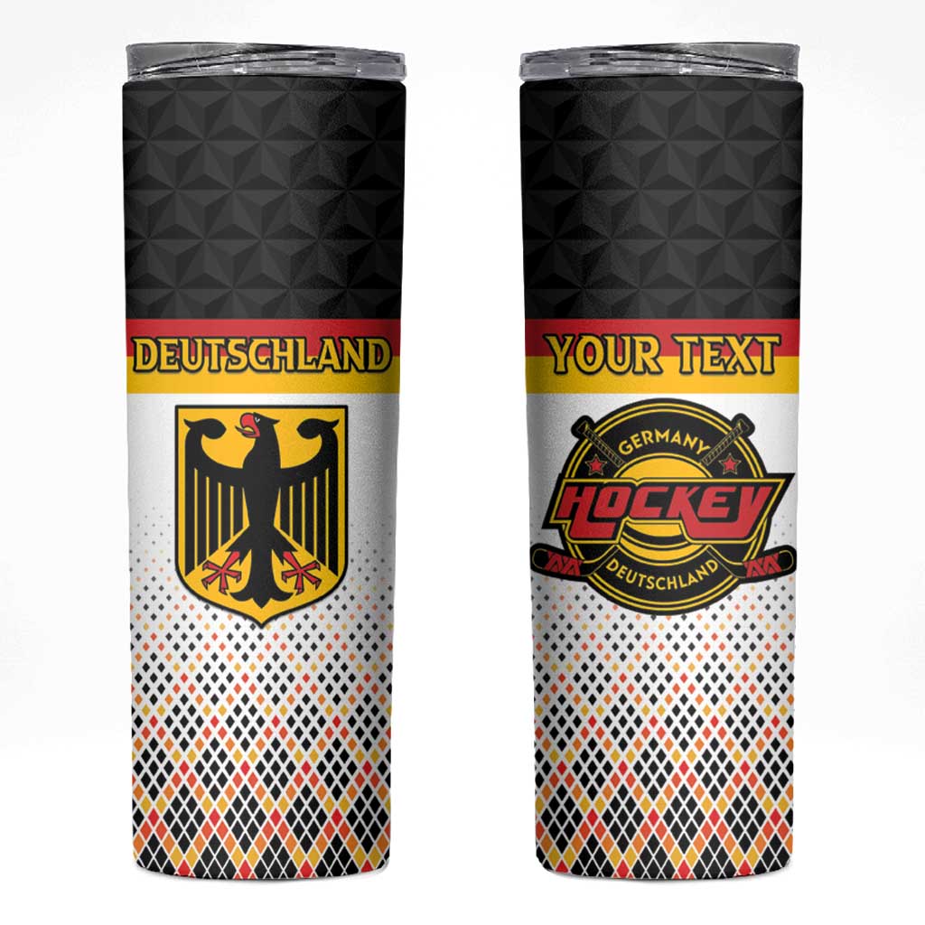 Custom Germany Hockey Skinny Tumbler Go Trager der Adler