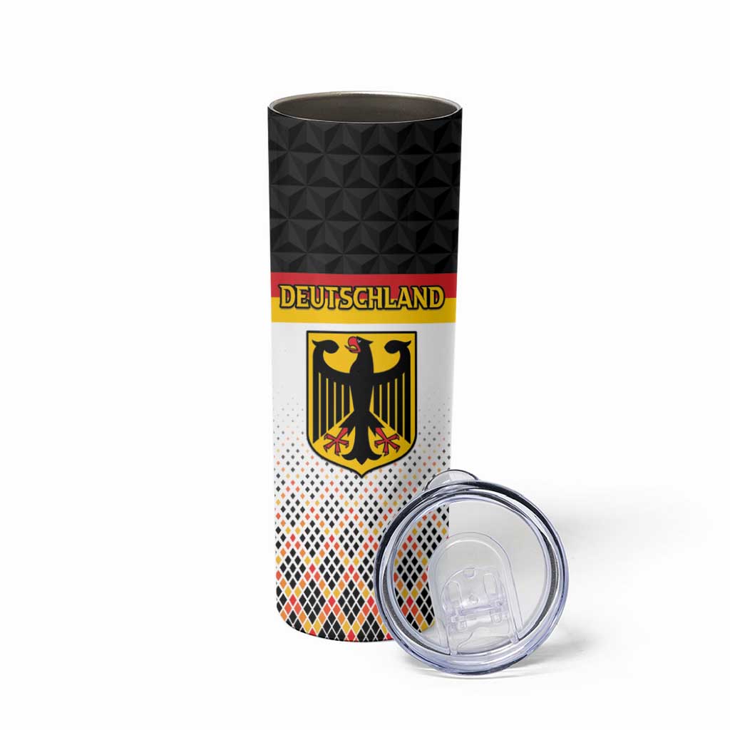 Custom Germany Hockey Skinny Tumbler Go Trager der Adler