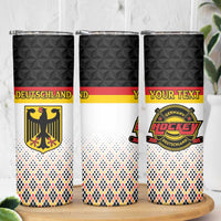Custom Germany Hockey Skinny Tumbler Go Trager der Adler