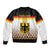 Custom Germany Hockey Sleeve Zip Bomber Jacket Go Trager der Adler