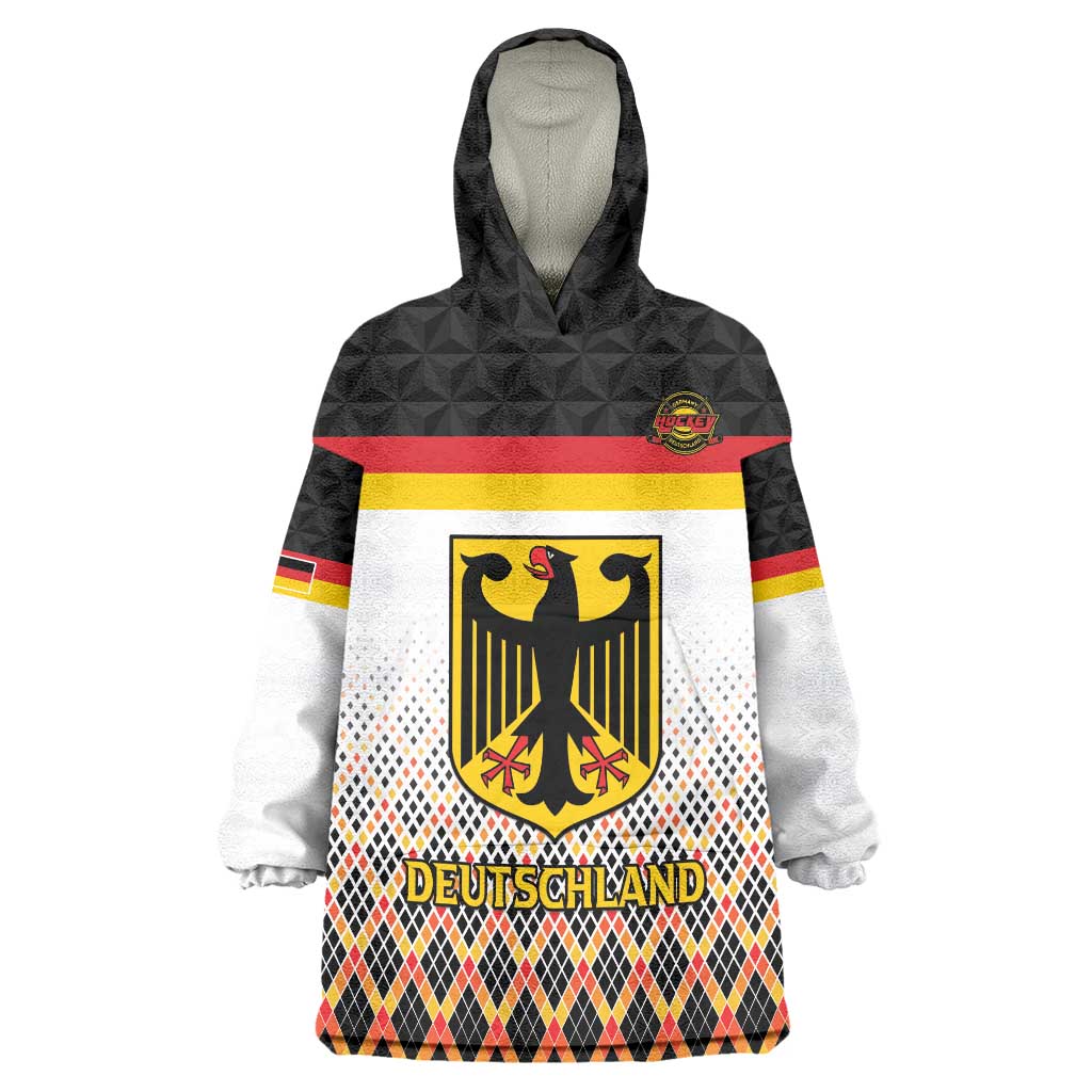 Custom Germany Hockey Wearable Blanket Hoodie Go Trager der Adler