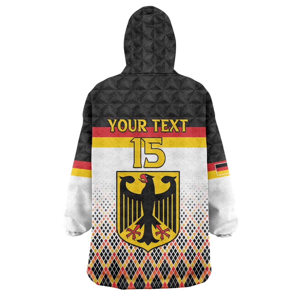 Custom Germany Hockey Wearable Blanket Hoodie Go Trager der Adler