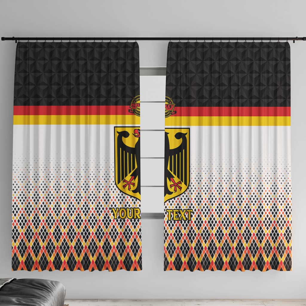 Custom Germany Hockey Window Curtain Go Trager der Adler