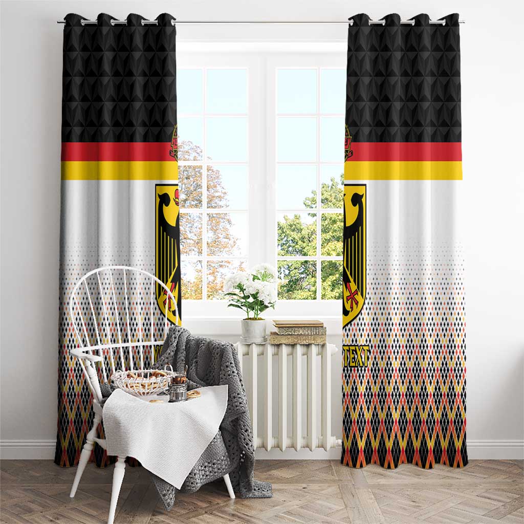 Custom Germany Hockey Window Curtain Go Trager der Adler