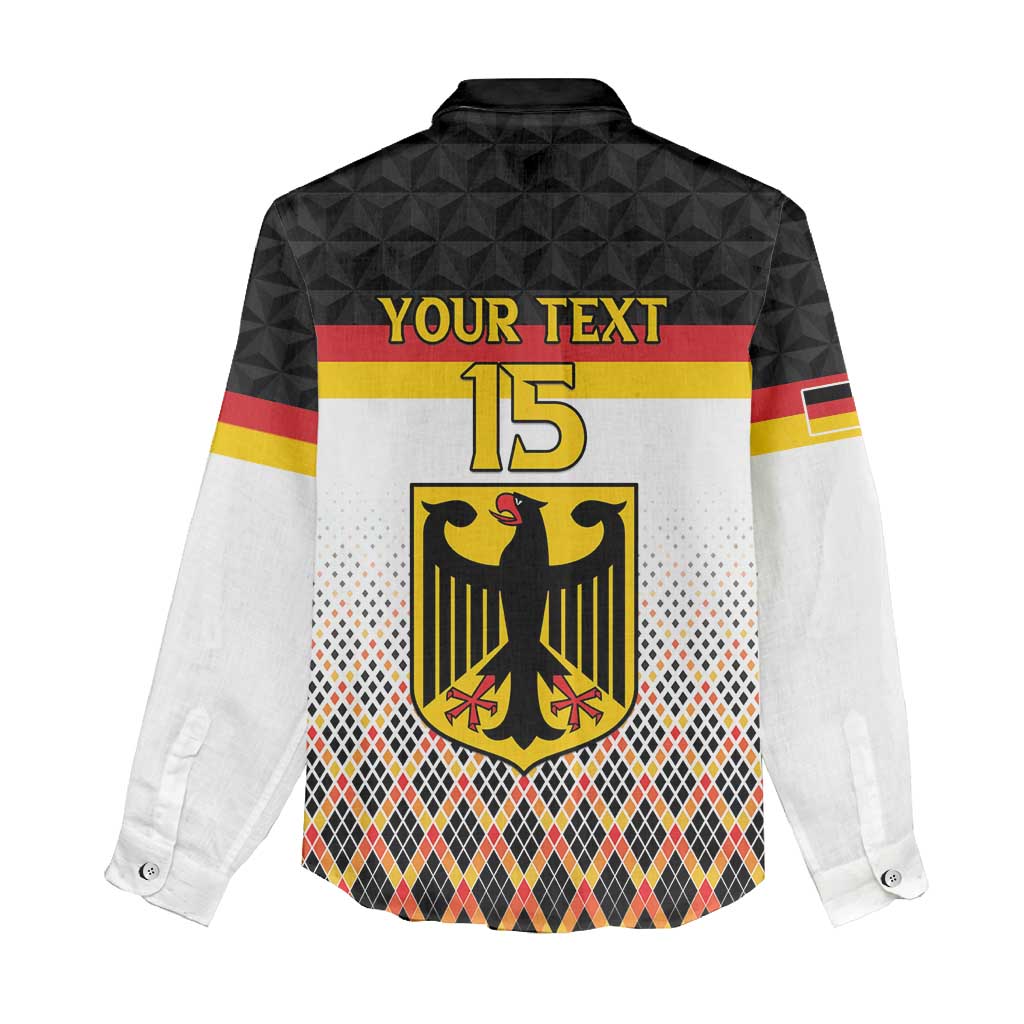 Custom Germany Hockey Women Casual Shirt Go Trager der Adler