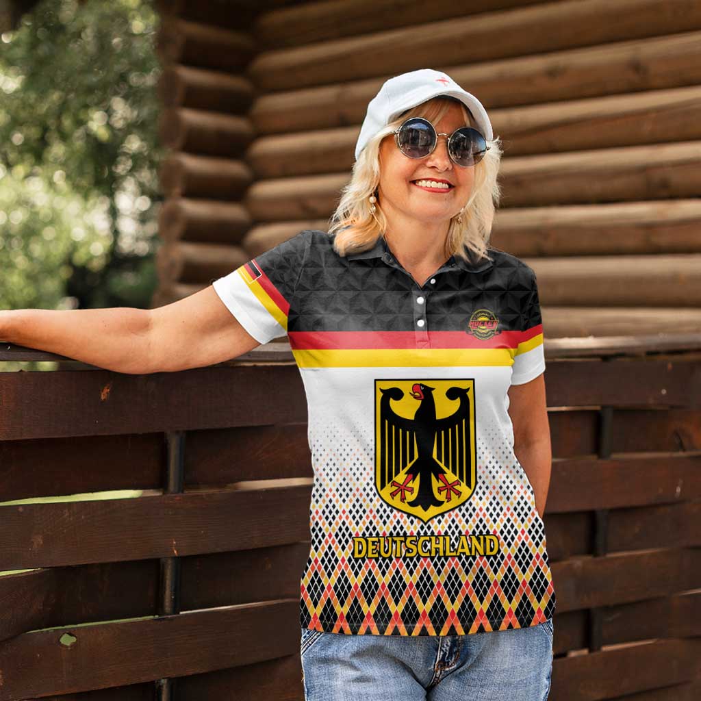 Custom Germany Hockey Women Polo Shirt Go Trager der Adler