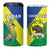 Personalized Sudan 1956-1970 4 in 1 Can Cooler Tumbler Secretary Bird Coat Of Arms