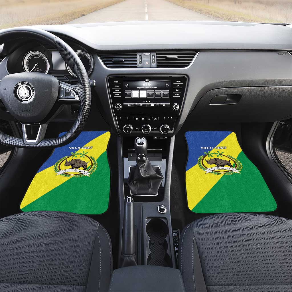 Personalized Sudan 1956-1970 Car Mats Secretary Bird Coat Of Arms