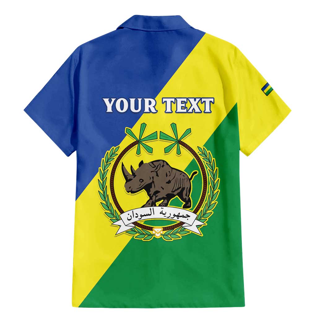 Personalized Sudan 1956-1970 Family Matching Mermaid Dress and Hawaiian Shirt Secretary Bird Coat Of Arms