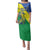 Personalized Sudan 1956-1970 Family Matching Puletasi and Hawaiian Shirt Secretary Bird Coat Of Arms