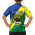 Personalized Sudan 1956-1970 Family Matching Short Sleeve Bodycon Dress and Hawaiian Shirt Secretary Bird Coat Of Arms