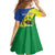 Personalized Sudan 1956-1970 Family Matching Summer Maxi Dress and Hawaiian Shirt Secretary Bird Coat Of Arms