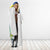 Personalized Sudan 1956-1970 Hooded Blanket Secretary Bird Coat Of Arms