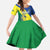 Personalized Sudan 1956-1970 Kid Short Sleeve Dress Secretary Bird Coat Of Arms