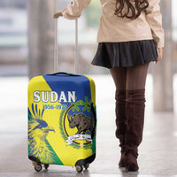 Personalized Sudan 1956-1970 Luggage Cover Secretary Bird Coat Of Arms
