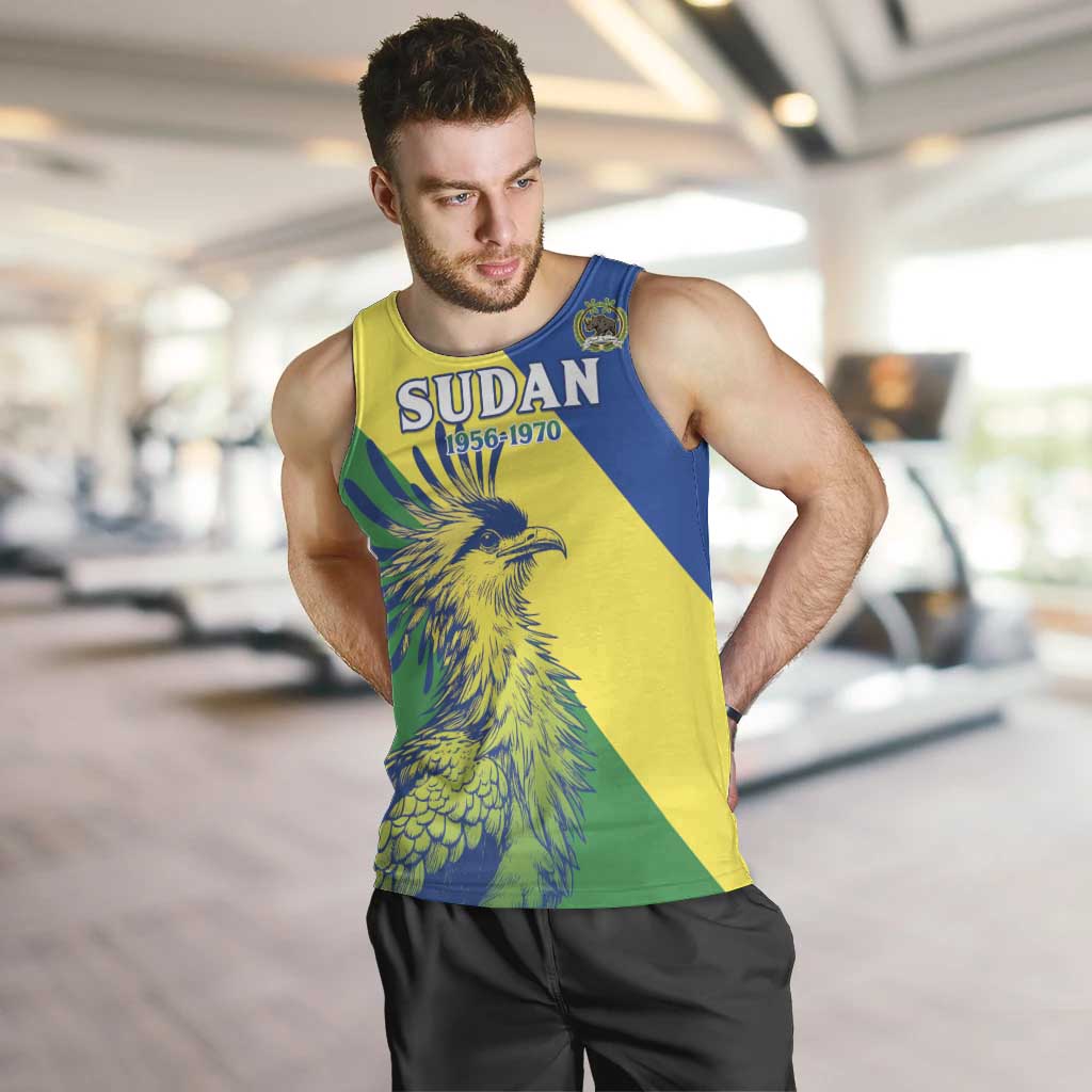 Personalized Sudan 1956-1970 Men Tank Top Secretary Bird Coat Of Arms