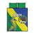 Personalized Sudan 1956-1970 Quilt Bed Set Secretary Bird Coat Of Arms