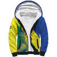 Personalized Sudan 1956-1970 Sherpa Hoodie Secretary Bird Coat Of Arms