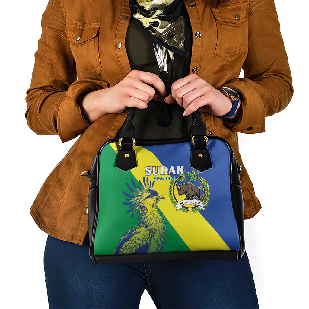 Personalized Sudan 1956-1970 Shoulder Handbag Secretary Bird Coat Of Arms
