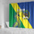 Personalized Sudan 1956-1970 Shower Curtain Secretary Bird Coat Of Arms