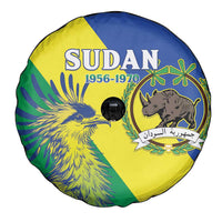 Personalized Sudan 1956-1970 Spare Tire Cover Secretary Bird Coat Of Arms