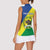 Personalized Sudan 1956-1970 Women Sleeveless Polo Shirt Secretary Bird Coat Of Arms