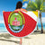 Personalized Ethiopia Amhara Region Beach Blanket Coat Of Arms With Map