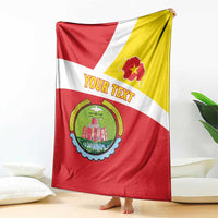 Personalized Ethiopia Amhara Region Blanket Coat Of Arms With Map