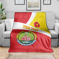 Personalized Ethiopia Amhara Region Blanket Coat Of Arms With Map