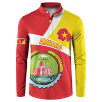 Personalized Ethiopia Amhara Region Button Sweatshirt Coat Of Arms With Map