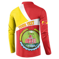 Personalized Ethiopia Amhara Region Button Sweatshirt Coat Of Arms With Map