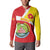 Personalized Ethiopia Amhara Region Button Sweatshirt Coat Of Arms With Map