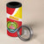Personalized Ethiopia Amhara Region 4 in 1 Can Cooler Tumbler Coat Of Arms With Map